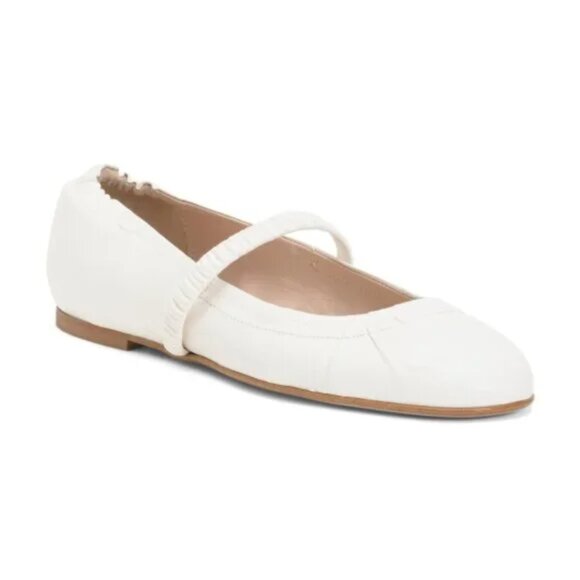 NAPOLEONI Made In Italy Leather Ballerina Flats - Picture 1 of 3